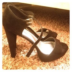 Suede Heels